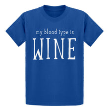 Youth My Blood Type is Wine Kids T-shirt