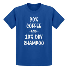 Youth 90% Coffee 10% Dry Shampoo Kids T-shirt