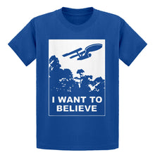 Youth I Want to Believe Space Ship Kids T-shirt
