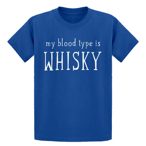 Youth My Blood Type is Whisky Kids T-shirt