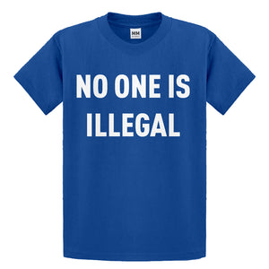 Youth No One is Illegal Kids T-shirt