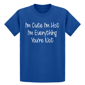 Youth Im Cute Im Hot Kids T-shirt