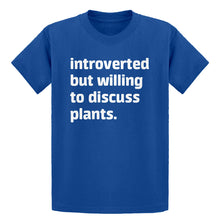 Youth Introverted But Willing to Discuss Plants Kids T-shirt