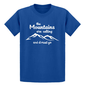 Youth The Mountains are Calling Kids T-shirt