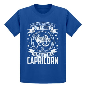 Youth Capricorn Zodiac Astrology Kids T-shirt