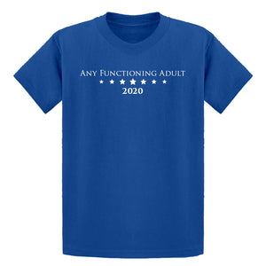Youth Any Functioning Adult Kids T-shirt