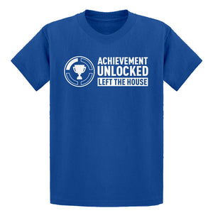 Youth Achievement Unlocked Left The House Kids T-shirt