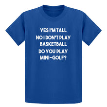 Youth Yes I'm Tall Kids T-shirt