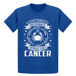 Youth Cancer Astrology Zodiac Sign Kids T-shirt