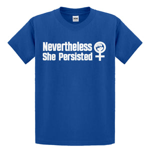 Youth She Persisted Bold Kids T-shirt