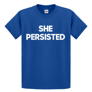 Youth She Persisted Kids T-shirt
