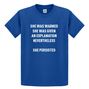 Youth She Persisted Venus Fist Kids T-shirt