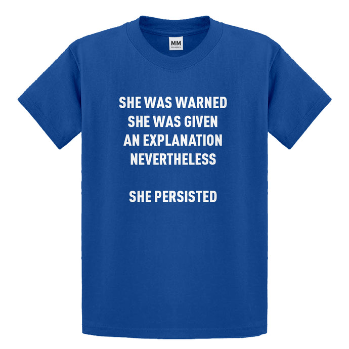 Youth She Persisted Venus Fist Kids T-shirt