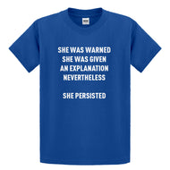 Youth She Persisted Venus Fist Kids T-shirt