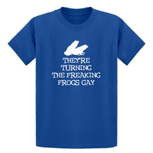 Youth They're Turning the Freaking Frogs Gay! Kids T-shirt