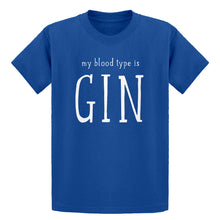 Youth My Blood Type is Gin Kids T-shirt