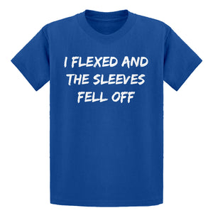 Youth I Flexed and the Sleeves Fell Off Kids T-shirt