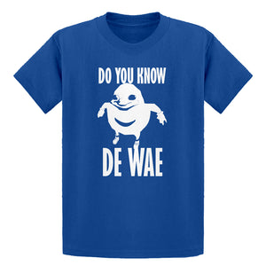 Youth Do You Know De Wae Kids T-shirt