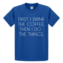 Youth First I Drink the Coffee Kids T-shirt