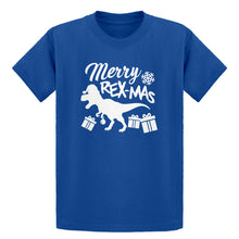 Youth Merry Rex-Mas Kids T-shirt