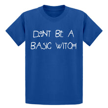 Youth Dont Be a Basic Witch Kids T-shirt