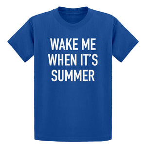 Youth Wake me When its Summer Kids T-shirt