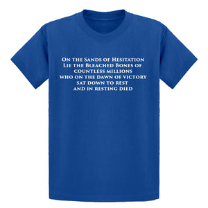 Youth On the Sands of Hesitation Kids T-shirt