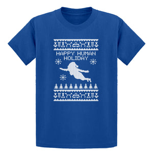 Youth Happy Human Holiday Kids T-shirt