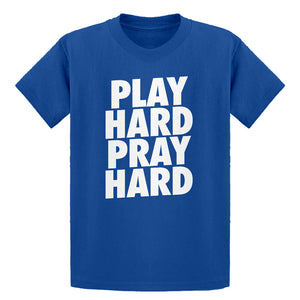Youth Play Hard Pray Hard (was 7006) Kids T-shirt