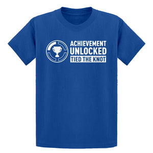 Youth Achievement Unlocked Tied the Knot Kids T-shirt