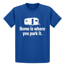 Youth Home is Where you Park it Kids T-shirt