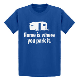 Youth Home is Where you Park it Kids T-shirt