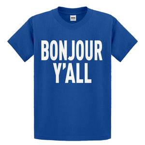 Youth Bonjour Yall Kids T-shirt