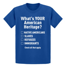 Youth What's Your Heritage? Kids T-shirt