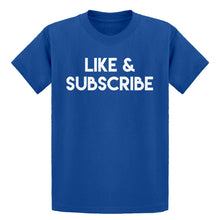 Youth Like and Subscribe Kids T-shirt