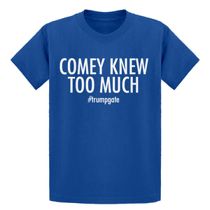 Youth Comey Knew Too Much Kids T-shirt
