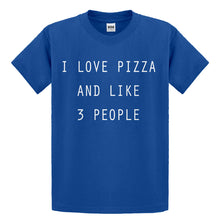 Youth I Love Pizza and like 3 People Kids T-shirt