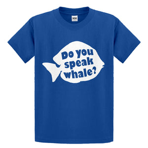 Youth Do You Speak Whale Kids T-shirt