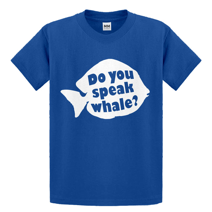 Youth Do You Speak Whale Kids T-shirt