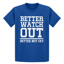 Youth Better Watch Out Better Not Cry Kids T-shirt