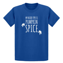 Youth My Blood Type is Pumpkin Spice Kids T-shirt