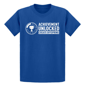 Youth Achievement Unlocked Create Offspring Kids T-shirt