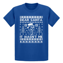 Youth Dear Santa It Wasn't Me Kids T-shirt