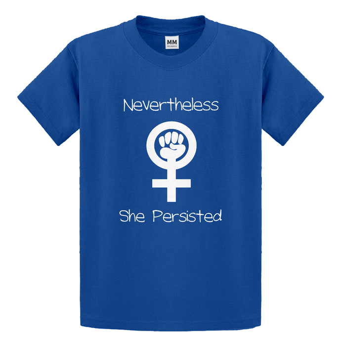 Youth Nevertheless She Persisted Kids T-shirt