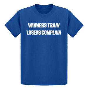 Youth Winners Train, Losers Complain Kids T-shirt